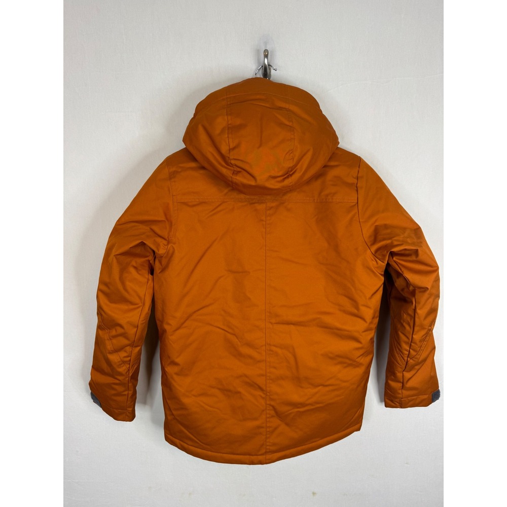 MEC Mountain Equipment Coop Boys Orange Insulated Winter Parka Ski Jacket 10 - Picture 2 of 13